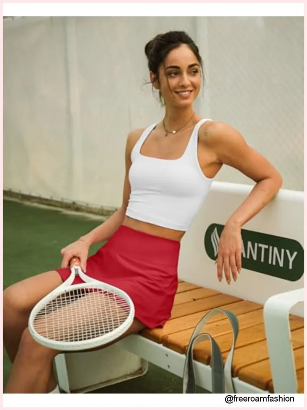 Women's High Waisted Skort with Built-in Shorts 14in A-Line Athletic Tennis Golf